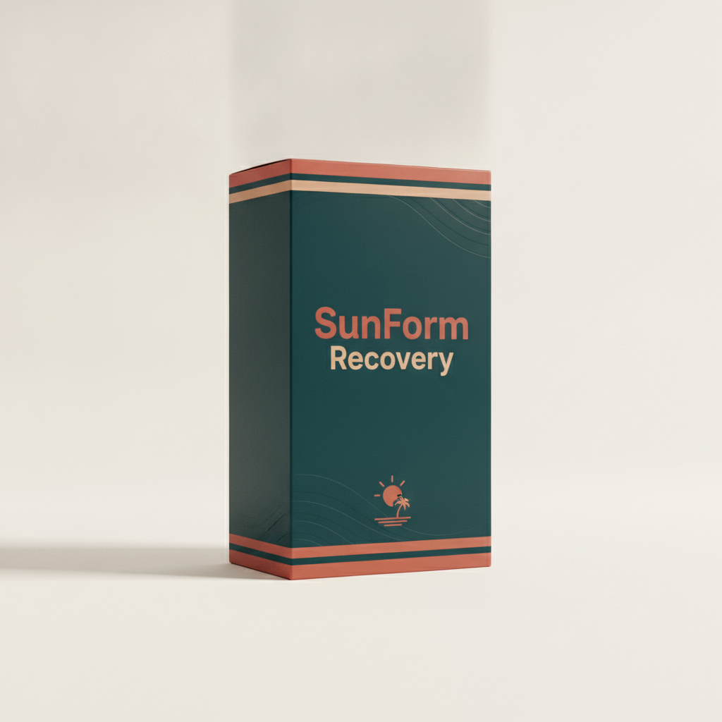SunForm Recovery — carton